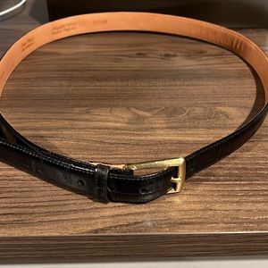 Martin Dingman calf belt Alligator grain
